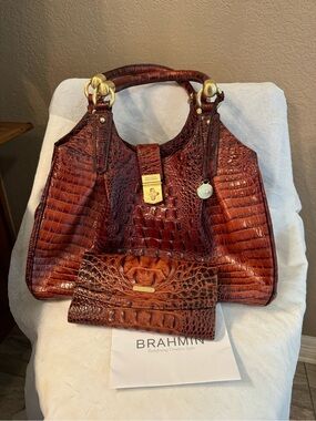 Brahmin purse and wallet